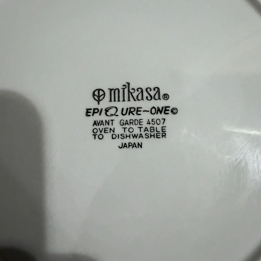 4 VTG 70s Mikasa Avant Garde A507 Dinner Plates 11